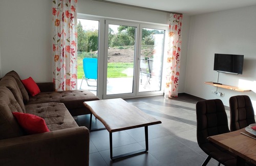Grunkraut Condo | Ferienhof Kornmayer Nat(UR)laub auf dem Bauernhof Holiday apartment 1 (ground floor) Apple