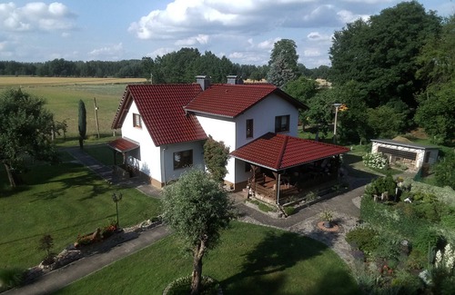 Schmogrow Apartment | Ferienwohnung Hänelt - Fewo, SZ, WZ, Du/wc, Küche, Terrasse
