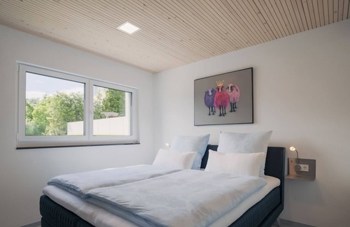 Owingen Apartment | Ferienwohnung Gartenglück 75qm, 2 Schlafzimmer, Balkon, Max. 4 Personen