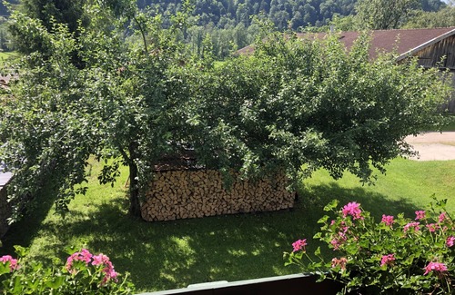 Schleching Apartment | Ferienwohnung Kaiserblick, 90 qm, Zwei Schlafzimmer, Balkon