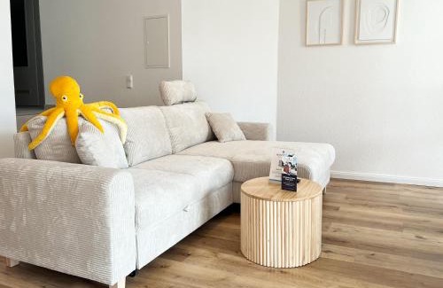 Sierksdorf Apartment | Ferienwohnung mit Meerblick und Terrasse - Nur 50 Meter zum Strand - inklusive eigenem Parkplatz und Fahrradunterstellplatz