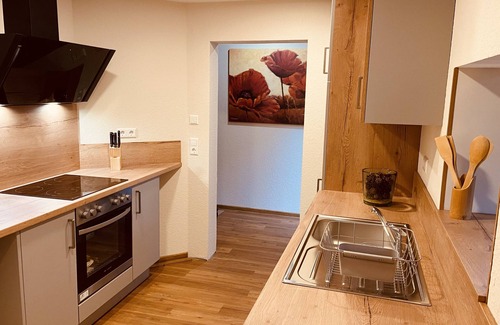 Kappelrodeck Apartment | Ferienwohnung Schwarzwald-Lodge im Souterrain
