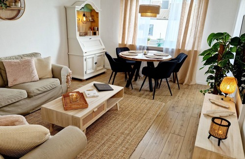 Delecke Apartment | Ferienwohnung Sonnenhang im Boho-stil mit Balkon