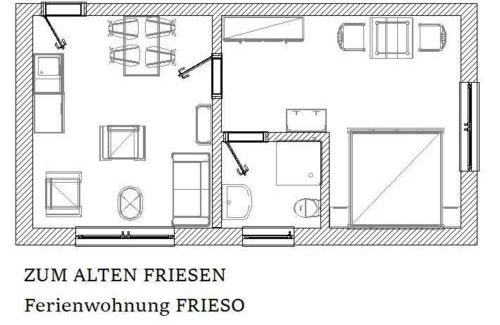 Wangerland Apartment | Ferienwohnung Zum alten Friesen FRIESO
