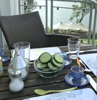 Ascheberg Apartment | FeWo SaMa, Balkon zum Plöner See