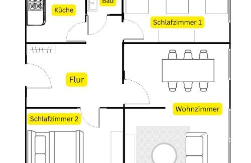Heubach Apartment | Fewo Unter'm Rosenstein, Heubach
