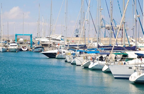 Larnaca Apartment | Finikoudes Marina View 201 - Charming Finikoudes Getaway