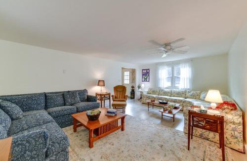 Walton House | Fire Pit and On-Site Pond Wooded Walton Home!