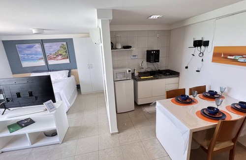 Areia Preta Apartment | Flat DE Frente Para O MAR COM Vista Linda DA Praia E Localização Perfeita