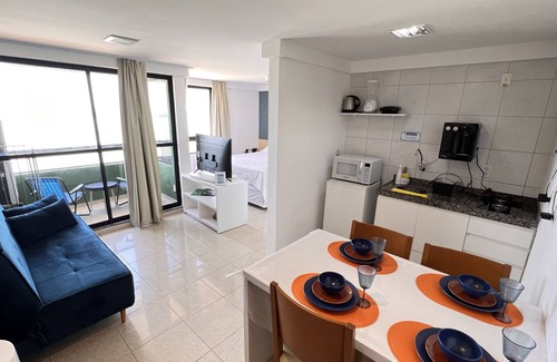 Areia Preta Apartment | Flat DE Frente Para O MAR COM Vista Linda DA Praia E Localização Perfeita