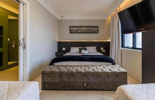 Guarulhos City Centre Apartment | Flat Moderno Hotel Slaviero GRU até 4p | Delfhy