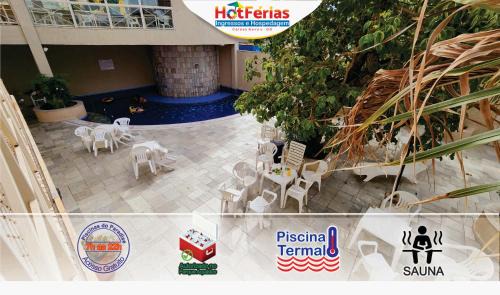 Prive das Caldas Apartment | Flat Paradise com Piscinas Termais, próximo ao Shopping Singapura e ao Centro - HotFérias
