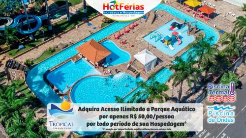 Prive das Caldas Apartment | Flat Paradise com Piscinas Termais, próximo ao Shopping Singapura e ao Centro - HotFérias