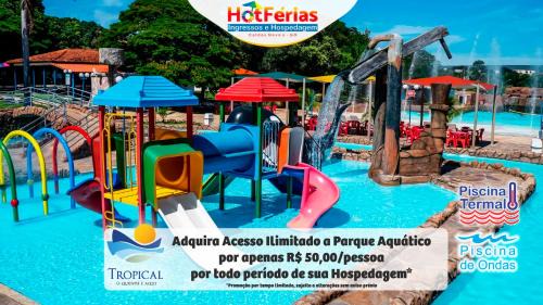 Prive das Caldas Apartment | Flat Paradise com Piscinas Termais, próximo ao Shopping Singapura e ao Centro - HotFérias