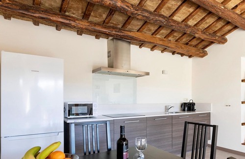 La Torre de Claramunt House | Flat Riu d'Agost with garden terrace