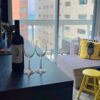Boqueirao Apartment | Flat vista mar em Santos