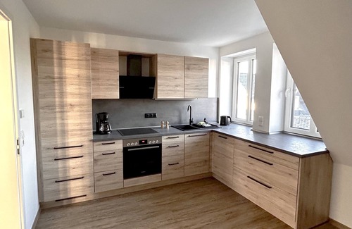 Burg Apartment | Flat with bedroom, kitchen and terrace