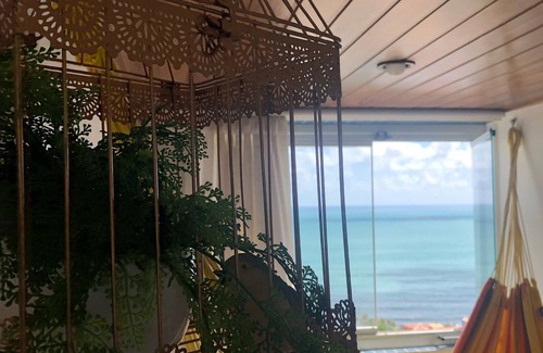 Ponta Negra Apartment | Flat with spectacular view of PONTA NEGRA BEACH, 55 MB Wi-Fi, garage