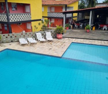 Pilar House | Flats no FORTE 200m praia ar piscinas até 8 pessoas portaria 24H