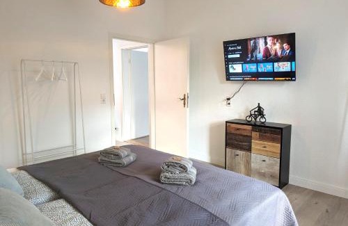 Magdeburg Apartment | Flexibilität pur- perfektes Apartment für Familien und Geschäftsreisende 5 Schlafplätze, Amazon Prime & Parkplatz inklusive
