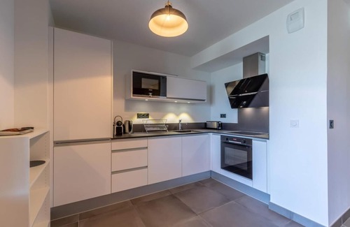 Arc-1800 Apartment | Floor -1, view valley, fitness, sauna, hammam, terrace, parking, ski locker, 72m², Les Arcs