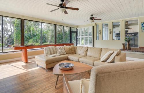 Lake Placid House | Florida Retreat with Patio, Boat Dock and Shuffleboard