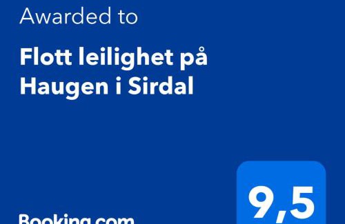 Fidjeland Apartment | Flott leilighet på Haugen i Sirdal