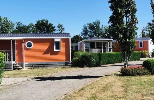 Saint-Aubin-sur-Scie House | Flower Camping Vitamin * - Standard mobile home 32m² (3 bedrooms) + TV + Covered Terrace - Arrival Sunday 6 people