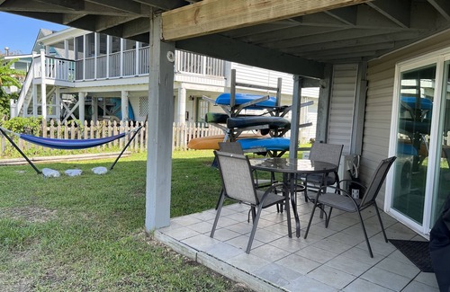 Charleston Apartment | Folly Beach Riverfront Apt with NEW Gazebo Dock, boat ramp, kayaks and bikes!