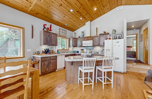 Soda Springs House | Forest Home with Fireplace, Washer/Dryer, and Mountain View