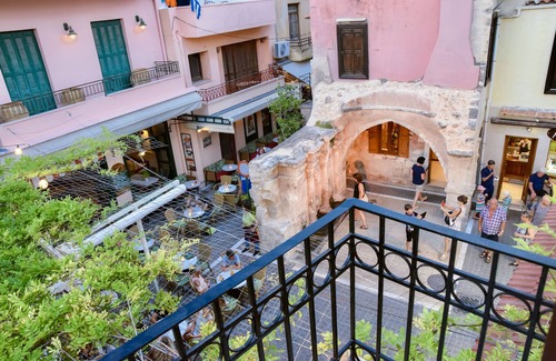 Old Town Rethymnon Apartment | Fountain View split-level apartment, Old Town