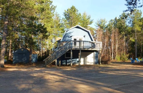 Upper Peninsula Michigan Cottage | Four seasons of fun! Beach days, campfires, snowmobile, snowshoe, x-country ski