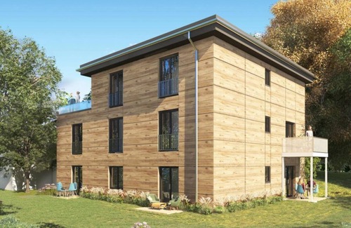 Ratzeburg Apartment | Frünn Stuuv,2 x Dusche, WC, 2 Schlafzimmer - Übermsee