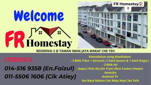 Wakaf Che Yeh Apartment | FR HOMESTAY RESIDENSI 2 WAKAF CHE YEH, KOTA BHARU