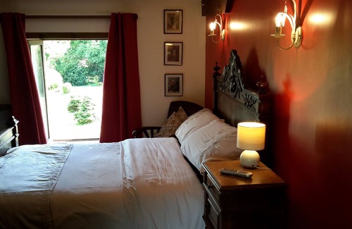 Saint-Pierre-Maubant-du-Bocage Other | WATERFALL, SPA BATH,TRADITIONALL FARMHOUSE IN PEACEFUL GARDENS.POOL NEAR HOUSE