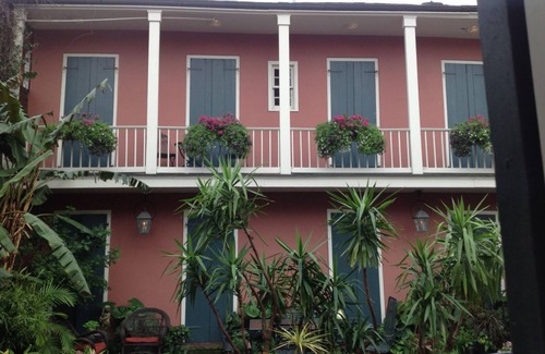 French Quarter Condo | French Quarter Early Creole Slave Quarter, Balcony, Courtyard.