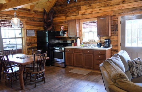Leeper Cabin | Friendly Bear Log Cabin near Cook Forest State Park