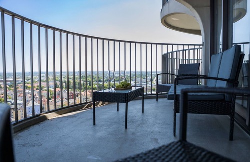 Antonsviertel Condo | Frisches Apartment 20. Stock Netflix Zentrum