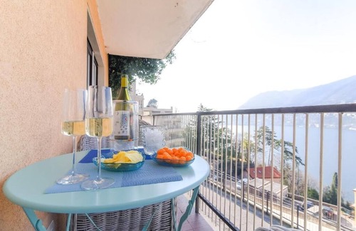 Blevio Apartment | From the apartment and terrace view of the Lake, and with private parking space