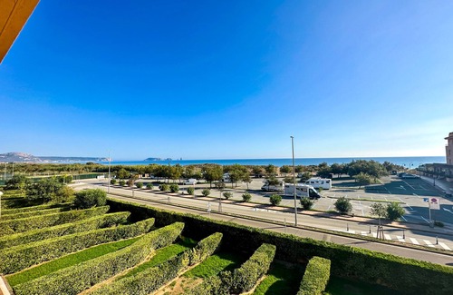 Aiguablava Apartment | Front beach Apartment -6 people.Two terraces. Garden and Pool. ParKing.