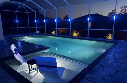 Lehigh Acres House | Ft Myers-Lehigh Acres/Electric Heated Pool + Hot Tub/Close to JetBlue Park