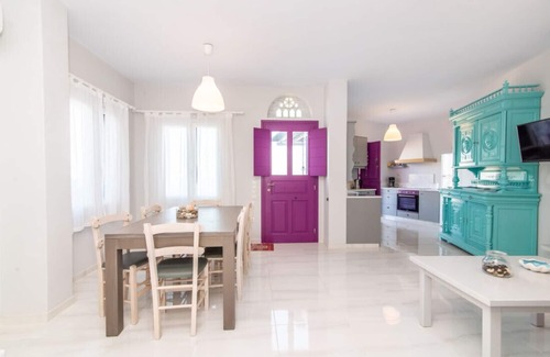 Agios Sostis Villa | Fuchsia Sea View Villa
