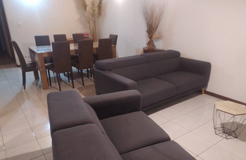 La Riviere Saint-Louis House | Fully equipped room with pool.