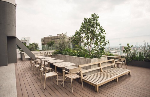 Cuauhtemoc Apartment | Fully equipped kitchen, high speed internet, comfy king-size bed and a small sofa bed.