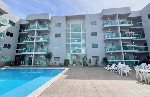Ponta do Mangue Apartment | Fully furnished apartment with 2 bedrooms, family atmosphere 400m from the beach 🏝️