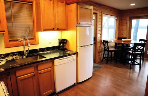 St Croix Falls Cabin | Fun cabin on Deer Lake in delightful Saint Croix Falls with dock. Sleeps 6.
