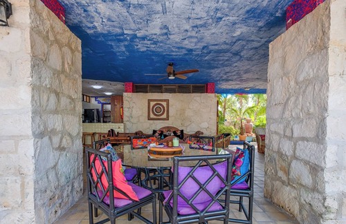 Akumal Villa | Funky and eclectic! Comfortable and private villa, perfect for large groups!