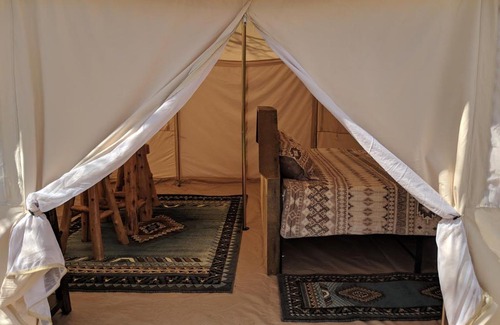 Moab South Valley Other | FunStays Glamping Setup Tent in RV Park #6 OK-T6