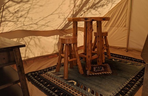 Moab South Valley Other | FunStays Glamping Setup Tent in RV Park #6 OK-T6