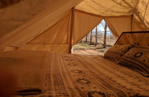Moab South Valley Other | FunStays Glamping Setup Tent in RV Park #6 OK-T6